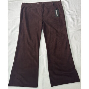 Women’s Bertabrand 2X Home or Dress Pant Yoga‎ Pants Brown Slight Flare